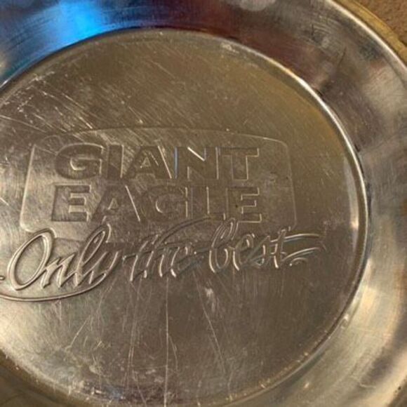 Giant Eagle Only The Best 9 1/2” Metal Pie Pan - Picture 2 of 6